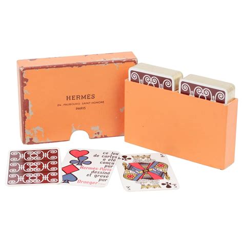 vintage hermes deck of playing cards|Hermes Playing Cards for sale .